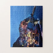 Cinque Terre Italy Night Scene Painting Puzzle Legpuzzel (Verticaal)