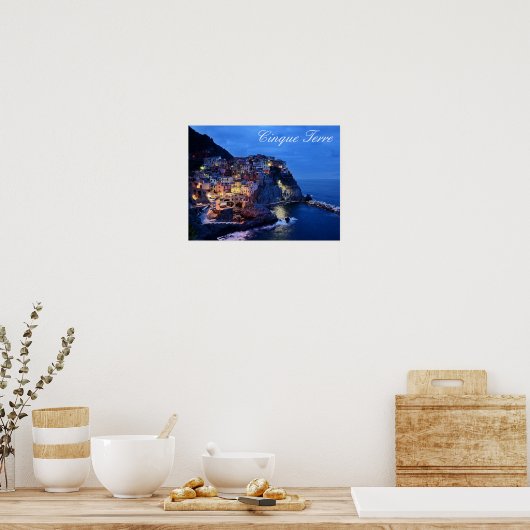 Cinque Terre Italy Poster (Keuken)
