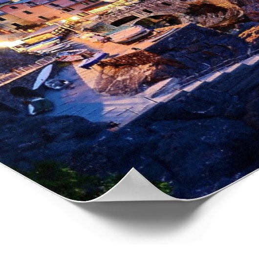 Cinque Terre Italy Poster (Hoek)