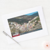 Cinque Terre Italy Rechthoekige Sticker (Envelop)