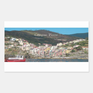 Cinque Terre Italy Rechthoekige Sticker