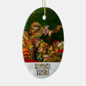 Cinque Terre Italy Riomaggiore Foto Keramisch Ornament (Rechts)