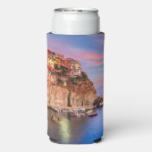 Cinque Terre Italy Seltzer Blikjeskoeler (Seltzer Achterkant)