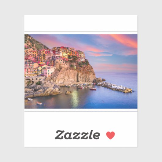 Cinque Terre Italy Sticker (Vel)