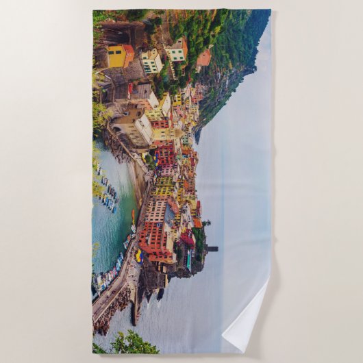 Cinque Terre Italy Strandlaken (Voorkant)