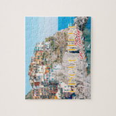 Cinque Terre Italy Summer Travel Briefkaart Legpuzzel (Verticaal)