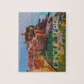 Cinque Terre Italy Summer Travel Briefkaart Legpuzzel (Verticaal)