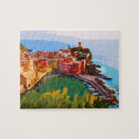 Cinque Terre Italy Summer Travel Briefkaart