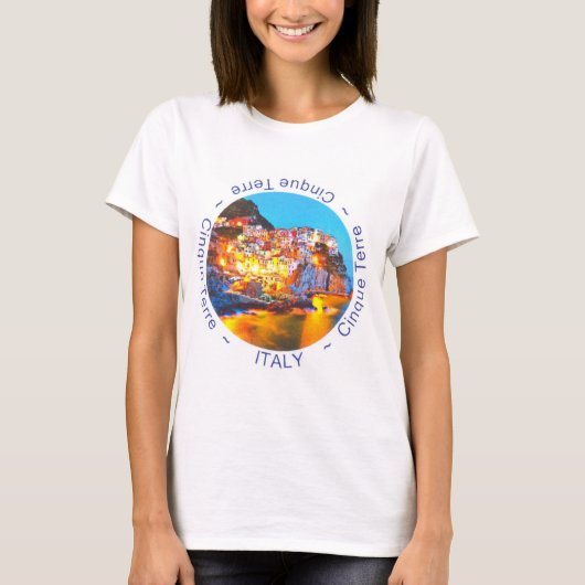 Cinque Terre Italy T-shirt (Voorkant)