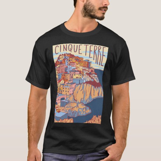 Cinque Terre Italy T-shirt (Voorkant)