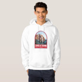 Cinque Terre Italy Waterverf Hoodie (Voorkant volledig)