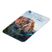 Cinque Terre Italy Waterverf  Magneet (Linkerzijde)