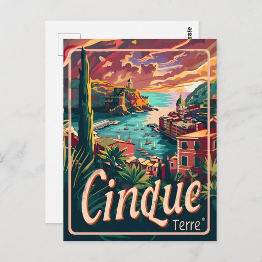 Cinque Terre Itay Briefkaart (Voorkant / Achterkant)