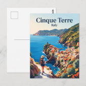 Cinque Terre Kustpad Italië Briefkaart (Voorkant / Achterkant)