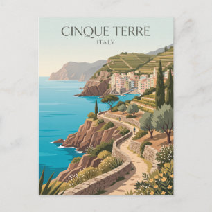 Cinque Terre Kustroute Italië Briefkaart
