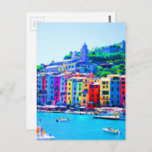 Cinque Terre La Spezia Briefkaart (Voorkant / Achterkant)