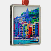 Cinque Terre La Spezia Metalen Ornament (Rechts)