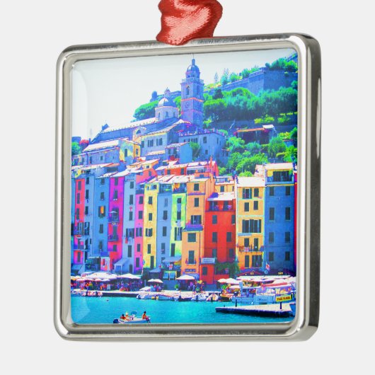 Cinque Terre La Spezia Metalen Ornament (Links)