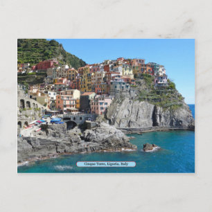 Cinque Terre, Liguria, Italië Briefkaart