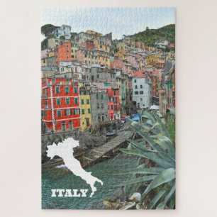 Cinque Terre Liguria Italië Schilderachtig reisfot Legpuzzel