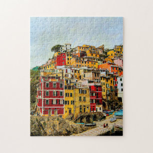 Cinque Terre Liguria Italy Europe Travel Legpuzzel