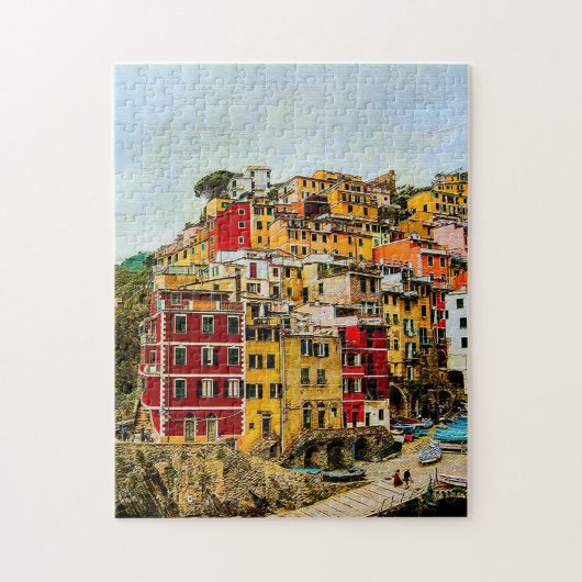 Cinque Terre Liguria Italy Europe Travel Legpuzzel (Verticaal)