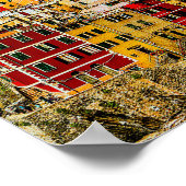 Cinque Terre Liguria Italy Europe Travel Poster (Hoek)