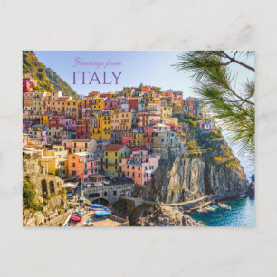 Cinque Terre Ligurië Italië Ansichtkaart Schildera Briefkaart