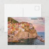 Cinque Terre Manarola Italy Reisfoto Briefkaart (Voorkant / Achterkant)