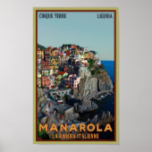 Cinque Terre - Manarola Poster (Voorkant)