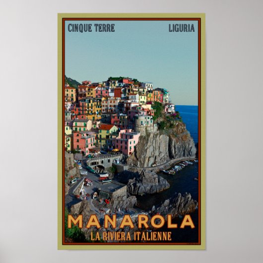 Cinque Terre - Manarola Poster (Voorkant)