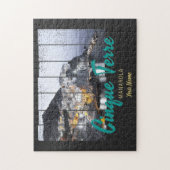 Cinque Terre Manarola Riomaggiore Italiaanse vinta Legpuzzel (Verticaal)