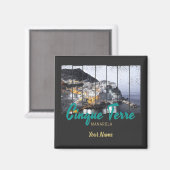 Cinque Terre Manarola Riomaggiore Italiaanse vinta Magneet (Voorkant / Achterkant)