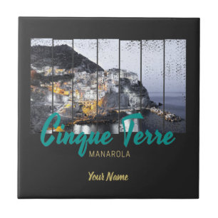 Cinque Terre Manarola Riomaggiore Italiaanse vinta Tegeltje