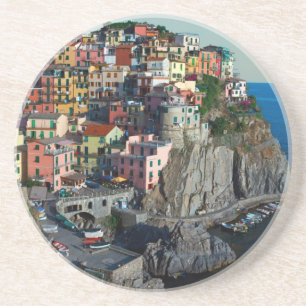 Cinque Terre - Manarola Zandsteen Onderzetter