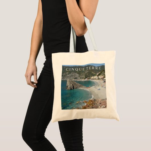 Cinque Terre Monterosso uitzicht canvas tas (Voorkant (product))