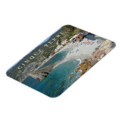 Cinque Terre Monterosso uitzicht koelkastmagneet Magneet (Linkerzijde)