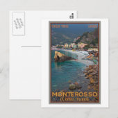 Cinque Terre - Morning Monterosso Beach Briefkaart (Voorkant / Achterkant)
