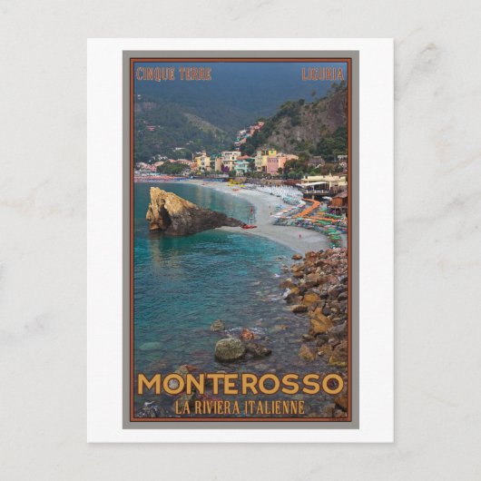 Cinque Terre - Morning Monterosso Beach Briefkaart (Voorkant)