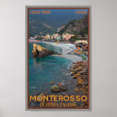 Cinque Terre - Morning Monterosso Beach Poster (Voorkant)