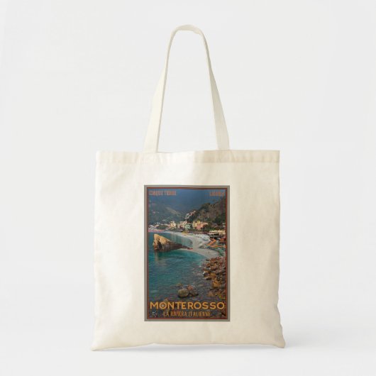 Cinque Terre - Morning Monterosso Beach Tote Bag (Voorkant)