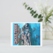 CINQUE TERRE NATIONAL PARK - LIGURIA ITALIË BRIEFKAART (Staand voorkant)