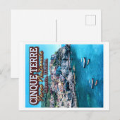 CINQUE TERRE NATIONAL PARK - LIGURIA ITALIË BRIEFKAART (Voorkant / Achterkant)