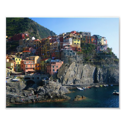 Cinque Terre Photo Foto Afdruk (Voorkant)