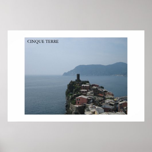 Cinque Terre Poster (Voorkant)