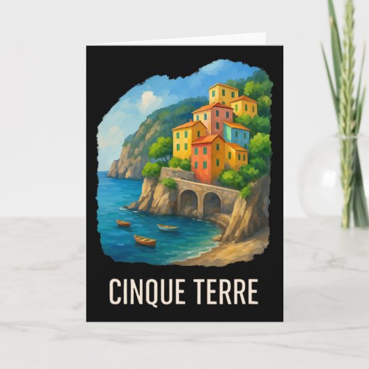 Cinque Terre Reizen Italië Ontsnappen Monterosso K Kaart (Voorkant)