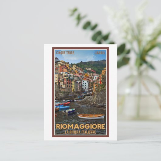 Cinque Terre - Riomaggiore Briefkaart (Staand voorkant)