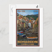 Cinque Terre - Riomaggiore Briefkaart (Voorkant / Achterkant)