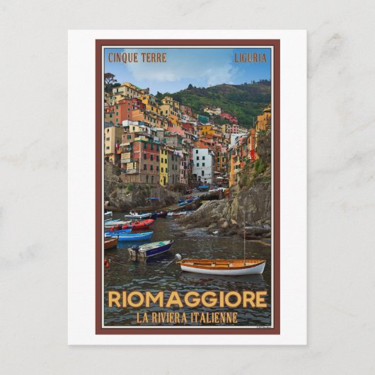 Cinque Terre - Riomaggiore Briefkaart (Voorkant)