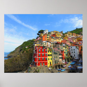 Cinque Terre - Riomaggiore, Italië Poster